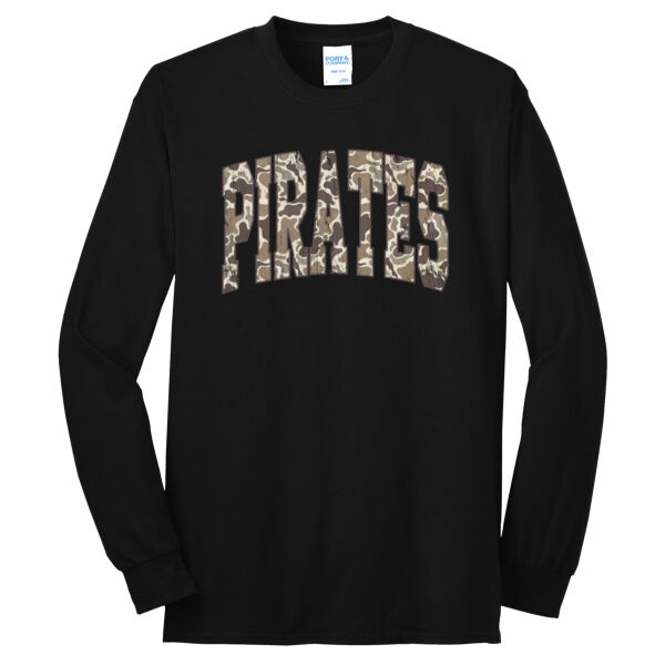 Pirates Camo - Long Sleeve Core Blend Tee Thumbnail