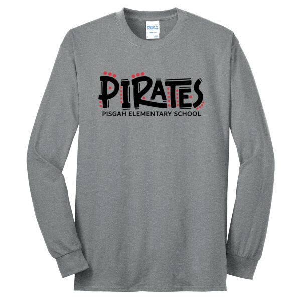 Pirates Funky Font - Long Sleeve Core Blend Tee Thumbnail