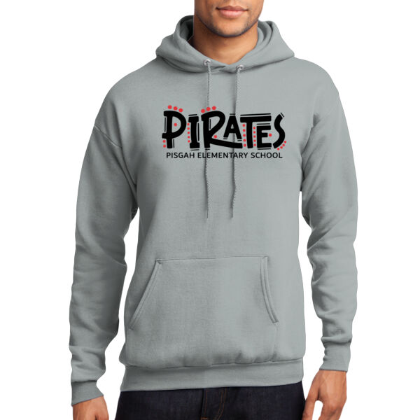 Pirates Funky Font - Core Fleece Pullover Hooded Sweatshirt Thumbnail