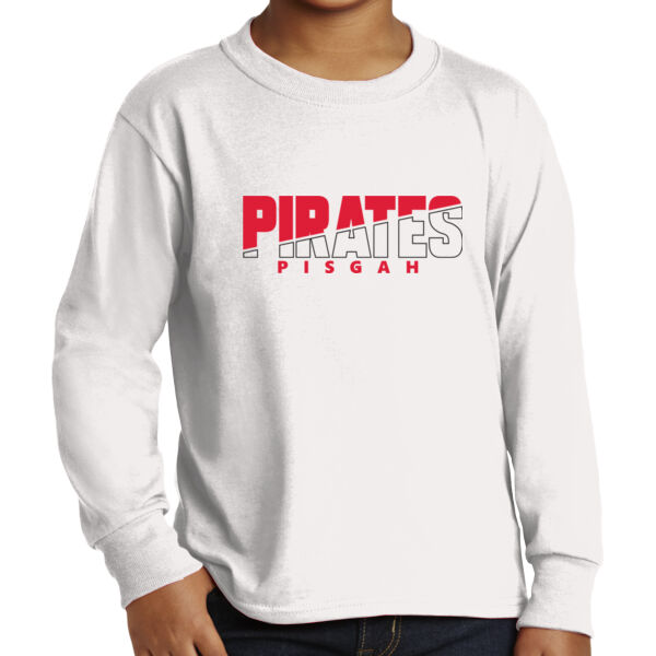 Pisgah Slash Design - Youth Dri Power ® 50/50 Cotton/Poly Long Sleeve Thumbnail