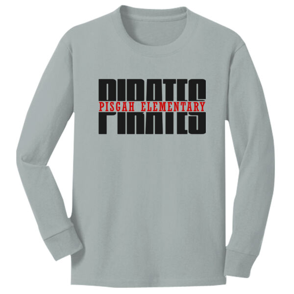 Pisgah Tall Split - Youth Long Sleeve Core Cotton Tee Thumbnail