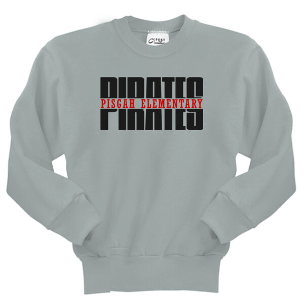 Pisgah Tall Split - Youth Core Fleece Crewneck Sweatshirt Thumbnail